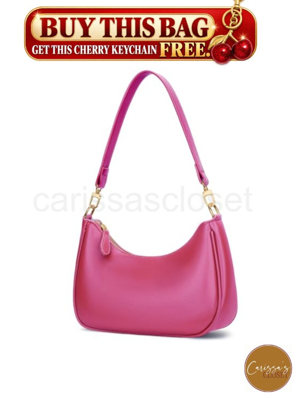 ✨ KKXIU Hobo Shoulder Bag PU Leather Women Handbag Chain Strap Purse